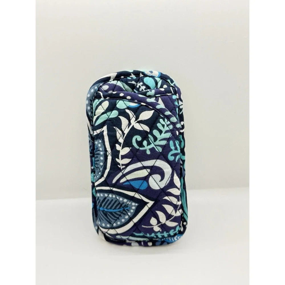Retired Vera Bradley Blue Island Medallion Double Eye Case Cottagecore Y2K